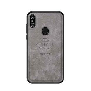 PINWUYO Shockproof Waterproof Full Coverage PC + TPU + Skin Protective Case for Motorola One Power (Grey)
