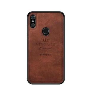 PINWUYO Shockproof Waterproof Full Coverage PC + TPU + Skin Protective Case for Motorola One (Brown)