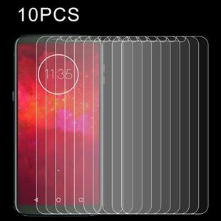 10 PCS 0.26mm 9H 2.5D Tempered Glass Film for Motorola Moto Z3 Play