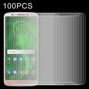 100 PCS 0.26mm 9H 2.5D Tempered Glass Film for Motorola Moto G6
