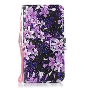 Lily Pattern Horizontal Flip Leather Case for Motorola Moto G6 Plus, with Holder & Card Slots & Wallet