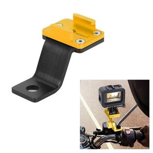 RUIGPRO Motorcycle Handlebar Alloy Phone Bracket for GoPro/ Insta360/DJI OSMO Sport Camera(Gold)