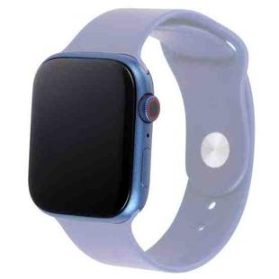 For Apple Watch Series 7 41mm Black Screen Non-Working Fake Dummy Display Model, For Photographing Watch-strap, No Watchband (Blue)