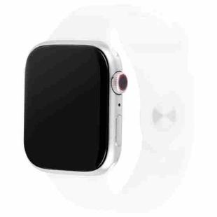 For Apple Watch Series 7 41mm Black Screen Non-Working Fake Dummy Display Model, For Photographing Watch-strap, No Watchband (Silver)
