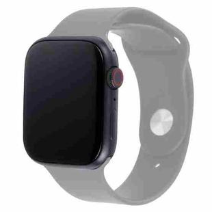 For Apple Watch Series 7 45mm Black Screen Non-Working Fake Dummy Display Model, For Photographing Watch-strap, No Watchband (Black)