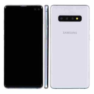 For Samsung Galaxy S10+ Black Screen Non-Working Fake Dummy Display Model (White)