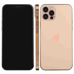 For iPhone 12 Pro Max Black Screen Non-Working Fake Dummy Display Model (Gold)