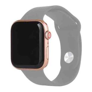 For Apple Watch Series 6 40mm Black Screen Non-Working Fake Dummy Display Model, For Photographing Watch-strap, No Watchband(Gold)