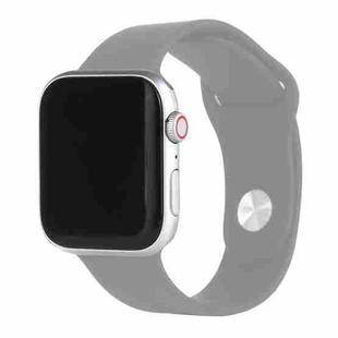 For Apple Watch Series 6 40mm Black Screen Non-Working Fake Dummy Display Model, For Photographing Watch-strap, No Watchband(Silver)