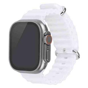 For Apple Watch Ultra 49mm Black Screen Non-Working Fake Dummy Display Model (White)