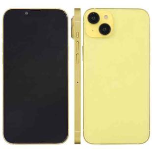 For iPhone 14 Black Screen Non-Working Fake Dummy Display Model (Yellow)