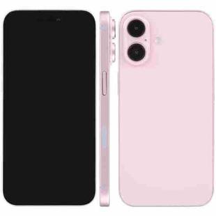 For iPhone 16 Black Screen Non-Working Fake Dummy Display Model (Pink)