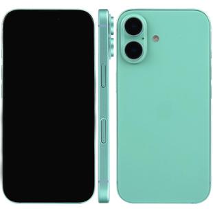 For iPhone 16 Black Screen Non-Working Fake Dummy Display Model (Teal)