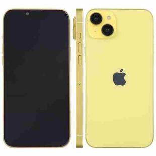 For iPhone 14 Black Screen Non-Working Fake Dummy Display Model(Yellow)