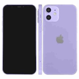 For iPhone 12 Black Screen Non-Working Fake Dummy Display Model, Light Version(Purple)