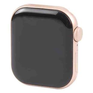 For Apple Watch Series 10 42mm Black Screen Non-Working Fake Dummy Display Model, For Photographing Watch-strap, No Watchband (Rose Gold)