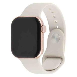 For Apple Watch Series 10 42mm Black Screen Non-Working Fake Dummy Display Model (Rose Gold)