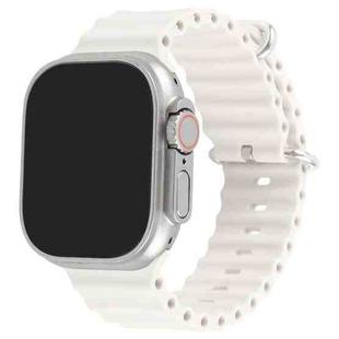 For Apple Watch Ultra 2 49mm Black Screen Non-Working Fake Dummy Display Model (Beige White)