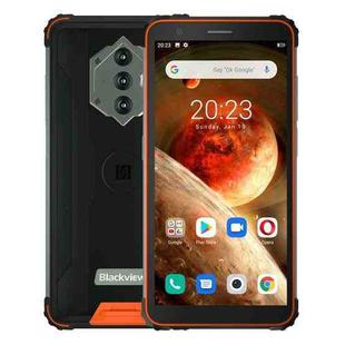 [HK Warehouse] Blackview BV6600 Rugged Phone, 4GB+64GB, Triple Back Cameras, IP68/IP69K/MIL-STD-810G Waterproof Dustproof Shockproof, 8580mAh Battery, 5.7 inch Android 10.0 MTK6762V/WD Helio A25 Octa Core up to 2.0GHz, OTG, NFC,Network: 4G(Orange)