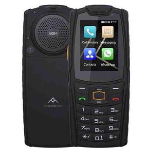 [HK Warehouse] AGM M7 Rugged Phone, 1GB+8GB, US Version, IP68 Waterproof Dustproof Shockproof, 2500mAh Battery, 2.4 inch Android 8.1 MT6739V/CW, Network: 4G, BT, WiFi, Dual SIM(Black)