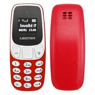 GTStar BM10 Mini Mobile Phone, Hands Free Bluetooth Dialer Headphone, MP3 Music, Dual SIM, Network: 2G(Red)