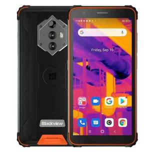 [HK Warehouse] Blackview BV6600 Pro Thermal Rugged Phone, 4GB+64GB, Dual Back Cameras, IP68/IP69K/MIL-STD-810G Waterproof Dustproof Shockproof, 8580mAh Battery, 5.7 inch Android 11.0 MTK6765V/CA Helio P35 Octa Core up to 2.3GHz, OTG, NFC,Network: 4G(Orange)
