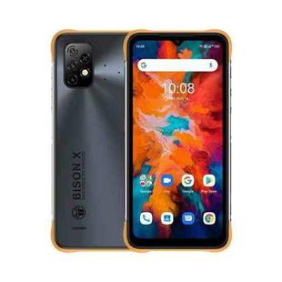 [HK Warehouse] UMIDIGI BISON X10 Rugged Phone, 4GB+64GB, IP68/IP69K Waterproof Dustproof Shockproof, Triple Back Cameras, 6150mAh Battery, Side Fingerprint Identification, 6.53 inch Android 11 MTK Helio P60 Octa Core up to 2.0GHz, OTG, NFC, PTT, Network: 4G(Orange)