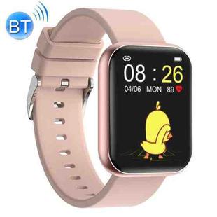 P85 1.69 inch HD IPS Colorful Screen IP68 Waterproof Body Temperature Detection Bluetooth Sports Smart Watch (Pink)