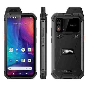 UNIWA W888 Standard Rugged Phone, 4GB+64GB, IP68 Waterproof Dustproof Shockproof, 5000mAh Battery, 6.3 inch Android 11 MTK6765 Helio P35 Octa Core up to 2.35GHz, Network: 4G, NFC, OTG(Black)