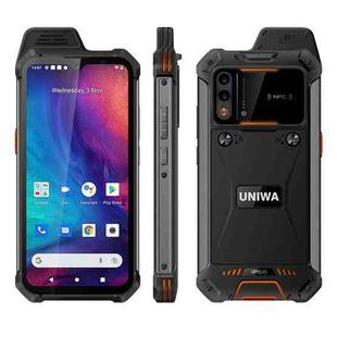 UNIWA W888 Standard Rugged Phone, 4GB+64GB, IP68 Waterproof Dustproof Shockproof, 5000mAh Battery, 6.3 inch Android 11 MTK6765 Helio P35 Octa Core up to 2.35GHz, Network: 4G, NFC, OTG(Black+Orange)