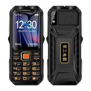 Mafam 4G Triple Proofing Elder Phone, Waterproof Shockproof Dustproof, 16800mAh Battery, 2.4 inch, 21 Keys, Bluetooth, LED Flashlight, FM, SOS, Dual SIM, Network: 2G (Black)