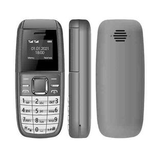 Mini BM200 Mobile Phone, 0.66 inch, MT6261D, 21 Keys, Bluetooth, MP3 Music, Dual SIM, Network: 2G (Grey)