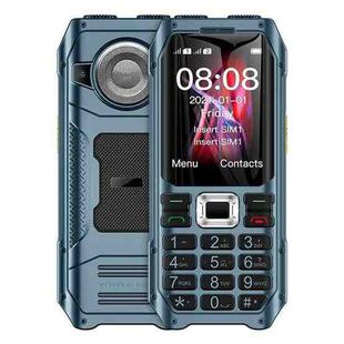 K80 Triple Proofing Elder Phone, Waterproof Shockproof Dustproof, 1800mAh Battery, 2.4 inch, 21 Keys, LED Flashlight, FM, SOS, Dual SIM, Network: 2G (Baby Blue)