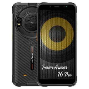 [HK Warehouse] Ulefone Power Armor 16 Pro Rugged Phone, 4GB+64GB, Dual Back Cameras, IP68/IP69K Waterproof Dustproof Shockproof, Face ID & Side Fingerprint Identification, 9600mAh Battery, 5.93 inch Android 12 MediaTek Helio G25 Octa Core up to 2.0GHz, Network: 4G, OTG, NFC, Super Loud Volume Speaker (Black)