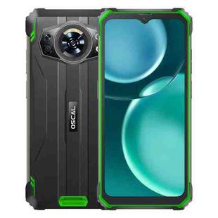[HK Warehouse] Blackview OSCAL S80 Rugged Phone, 6GB+128GB, IP68/IP69K MIL-STD-810H Waterproof Dustproof Shockproof, Triple Back Cameras, 13000mAh Battery, Side Fingerprint Identification, 6.583 inch Android 12.0 MTK6769Z Helio G85 Octa Core up to 2.0GHz, NFC, OTG, Network: 4G (Green)