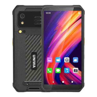 UNIWA M512 2D Scan Version Rugged Phone, 4GB+64GB, IP65 Waterproof Dustproof Shockproof, 4100mAh Battery, 5.7 inch Android 12 MTK6762 Octa Core up to 2.0GHz, Network: 4G, NFC (Black)