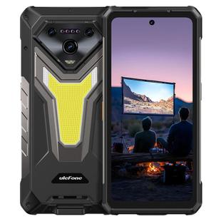 [HK Warehouse] Ulefone Armor 34 Pro Projector, 16GB+512GB, Night Vision, IP68/IP69K Rugged Phone, 6.95 inch Android 15 MediaTek Dimensity 7300 Octa Core, Network: 5G, NFC, OTG (Black)