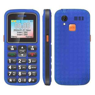 UNIWA M220 Elder Mobile Phone, 1.77 inch, 800mAh Battery, Network: 2G, SOS, LED Flashlight, FM, EU Plug (Blue)