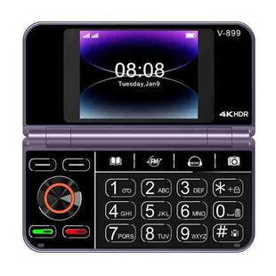 SOYES V-899, 32MB+64MB, 2.4 inch + 2.8 inch Display MTK6261D CPU, BT 3.0, Network: 2G, Dual SIM (Purple)