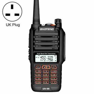 BaoFeng BF-UV9R 5W Waterproof Dual Band Radio Handheld Antenna Walkie Talkie, UK Plug