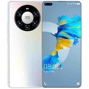 TC035 Mate40 Pro+, 2GB+16GB, 6.8 inch Pole Notch Screen, Face ID & In-screen Fingerprint Identification, Android 6.0 MTK6580 Quad Core, Network: 3G(Silver)