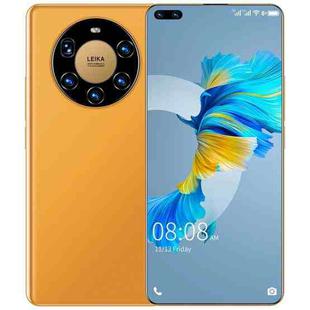 TC035 Mate40 Pro+, 2GB+16GB, 6.8 inch Pole Notch Screen, Face ID & In-screen Fingerprint Identification, Android 6.0 MTK6580 Quad Core, Network: 3G(Yellow)
