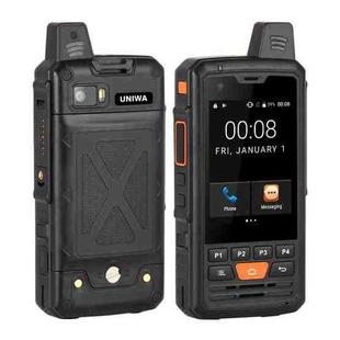 UNIWA F50 POC Walkie Talkie Rugged Phone, 1GB+8GB, Waterproof Dustproof Shockproof, 4000mAh Battery, 2.8 inch Android 6.0 MTK6737 Quad Core up to 1.1GHz, Network: 4G, SOS, OTG(Black)