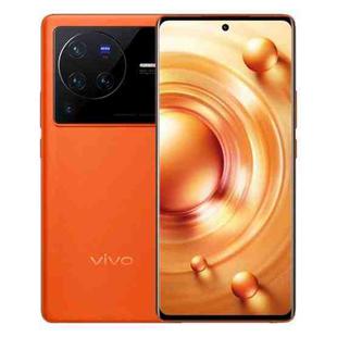 vivo X80 Pro 5G V2186A, Dimensity 9000, 50MP Camera, 12GB+512GB, Quad Back Cameras, Face ID & Screen Ultrasonic Fingerprint Identification, 4700mAh Battery, 6.78 inch Android 12.0 OriginOS Ocean MediaTek Dimensity 9000 Octa Core up to 3.05GHz, NFC, OTG, Network: 5G (Orange)