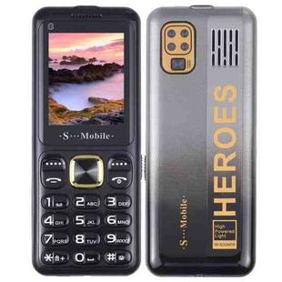 W23 Elder Phone, 2.2 inch, 800mAh Battery, 21 Keys, Support Bluetooth, FM, MP3, GSM, Triple SIM (Black)