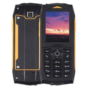 Rugtel R1C Rugged Phone, IP68 Waterproof Dustproof Shockproof, 2.4 inch, MTK6261D, 2000mAh Battery, SOS, FM, Dual SIM(Yellow)