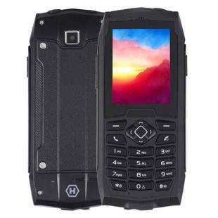 Rugtel R1D Rugged Phone, IP68 Waterproof Dustproof Shockproof, 2.4 inch, MTK6261D, 2000mAh Battery, Loud Box Speaker, FM, Network: 2G, Dual SIM (Black)