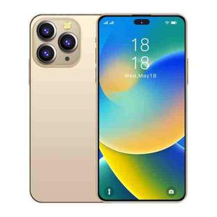 i14 Pro Max / H208, 2GB+16GB, 6.5 inch Dynamic Island Screen, Face Identification, Android 8.1 MTK6580P Quad Core, Network: 3G (Gold)