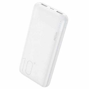 WEKOME WP-01 Tidal Energy Series 12W 10000mAh Power Bank (White)