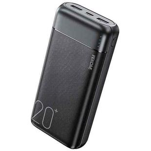 WEKOME WP-02 Tidal Energy Series 12W 20000mAh Power Bank (Black)